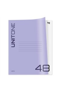 ТЕТР 48 КЛЕТ BG ПЛАСТИК ОБЛ UNITONE NEON СИРЕНЕВЫЙ Т5СК48_ПЛ 12470
