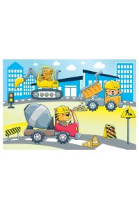 ПАЗЛЫ 24 ТРИ СОВЫ MAXI ВЕСЕЛАЯ СТРОЙКА ПК24М_54526 (5262)