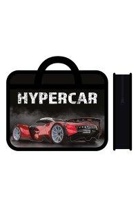 ПАПКА С РУЧКАМИ А4 75 ММ HYPERCAR /ПЛАСТИК/ТЕСЬМА/ ПЧЕЛКА ПМ-А4-25 (8011)