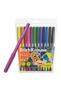 ФЛОМАСТЕРЫ 12 ЦВ ПРОСТОКВАШИНО ERICH KRAUSE 61065
