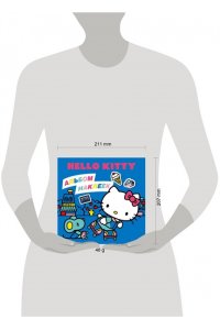 . Hello Kitty. Альбом наклеек синий (100 штук)