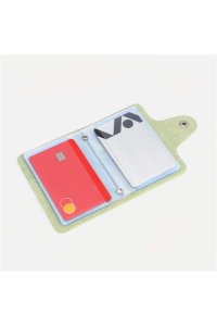 ВИЗИТНИЦА НА 12Л ИСК КОЖА ЧИП САЛАТОВЫЙ /24 КАРТ НА КНОПКЕ/ СИМА-ЛЕНД АРТ. 9411052 (0525)