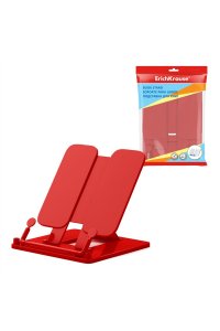 ПОДСТАВКА Д/КНИГ ПЛАСТИК ERICH KRAUSE КРАСНЫЙ 55864