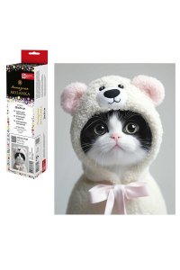 АЛМАЗНАЯМОЗАИКА 20*25 КОТЕНОК В ХУДИ АРТ. 71340 (6194)