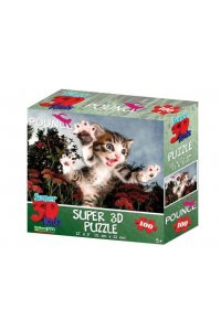 ПАЗЛЫ 100 PRIME 3D ПУШИСТЫЙ ОХОТНИК АРТ.PR13568 (5683)