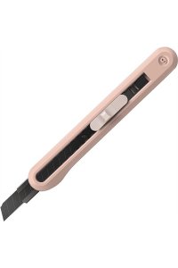 НОЖ КАНЦ 9ММ DELI NUSIGN РОЗОВЫЙ АРТ. NS063-SA-PINK (2277)