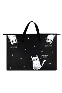 ПАПКА С РУЧКАМИ А3 Д/ЧЕРТЕЖЕЙ И РИСУНКОВ 90 ММ ТРИ КОТА ФЕНИКС+ 69270