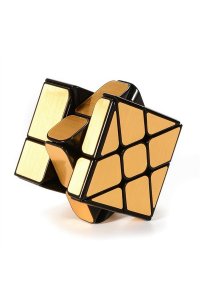 ИГРА ГОЛОВОЛОМКА ЗЕРКАЛЬНЫЙ КУБИК КОЛЕСО ЗОЛОТО АРТ.581-5.7H (3010)