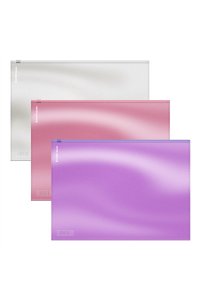 ПАПКА КОНВЕРТ НА МОЛНИИ A4 GLOSSY CANDY (ZIP-ПАКЕТ) В АСС ЕК 54987