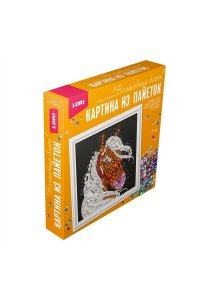 НАБОР Д/ТВОРЧ КАРТИНА ИЗ ПАЙЕТОК ЛОШАДЬАРТ.АП-052