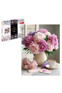 АЛМАЗНАЯ МОЗАИКА 30*40 БУКЕТ ПИОНОВ АРТ.70845