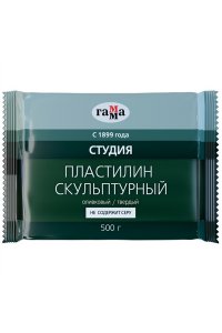 ПЛАСТИЛИН СКУЛЬПТУРНЫЙ ОЛИВКОВЫЙ (ТВЕРДЫЙ) 500Г 