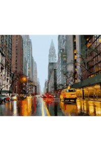 РОСПИСЬ ПО НОМЕРАМ 40*50СМ НЬЮ-ЙОРК. МАНХЭТТЕНАРТ.HR0101