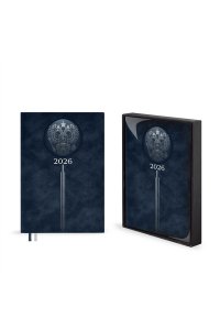 ЕЖЕДНЕВНИК 2026 176Л А5 ФЕНИКС+ КОЖЗАМ ТИВОЛИ СИНИЙ 70251