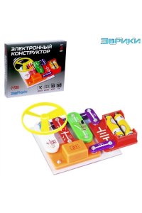 КОНСТРУКТОР ЭЛЕКТРОННЫЙ (18 ДЕТ, 58 СХЕМ)