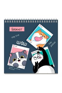 БЛОКНОТ 60Л 140*140 ФЕНИКС+ СПИРАЛЬ ЛАК СЕЛФИ 64401
