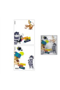 ОБЛОЖКА Д/ТЕТР И ДНЕВНИКА 212*347 КОМПЛ 12 ШТ 80 МКМ ПРОСТОКВАШИНО EK 61123