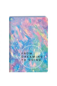 БЛОКНОТ 80Л А5 ЭКСМО ИНТЕГР КОЖЗАМ (ТОЧКА/ЛИНИЯ) DREAM BOOK №3 БДБТЛ5803651