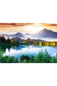 АЛМАЗНАЯ МОЗАИКА 30*40СМ С ПОДРАМ УТРО НА ПРИРОДЕ *РЫЖИЙ КОТ* АРТ.AC34055