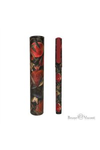 РУЧКА ШАР СИН DREAMWRITE FLORA BLACK NIGHT 0.7ММ /КАРТОН ТУБА/ *BV* В АСС 20-0264/14 (0441)
