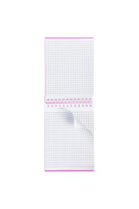 БЛОКНОТ 80Л А7 ХАТБЕР СПИРАЛЬ ПЛАСТИК LINE NEON РОЗОВЫЙ 80Б7В1ГР_03033 (1962)