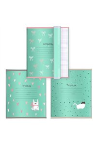 ОБЛОЖКА Д/ТЕТР 350*216 КОМПЛ 3ШТ С РИСУНКОМ МИЛЫЕ ЗВЕРУШКИ ФЕНИКС+ 74174