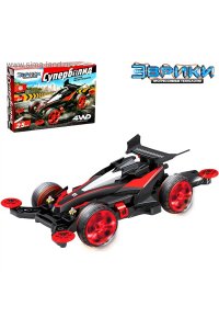 КОНСТРУКТОР ЭЛЕКТРОННЫЙ СУПЕРБОЛИД (4WD, СВЕТ+СВЕТ) *ЭВРИКИ* СИМА-ЛЕНД АРТ.3102429