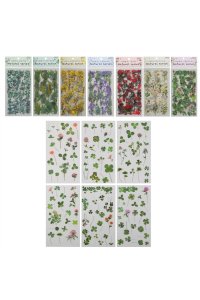 НАКЛЕЙКИ 10*18СМ NATURAL SERIES (6 ЛИСТОВ) КОКОС В АСС 253599 (7587)