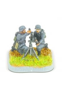 СБОРНАЯ МОДЕЛЬ НЕМЕЦКИЙ 81-ММ МИНОМЁТ С РАСЧЁТОМ (1939-1942) (МАСШТАБ 1:72) *ЗВЕЗДА* АРТ.6111