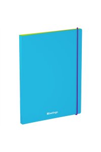 ПАПКА С 30 ВКЛ BERLINGO SOFT TOUCH С РЕЗИНКОЙ 17ММ 700МКМ RAZE ГОЛУБАЯ DB4_30154 (1491)