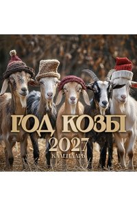 К-РЬ НАСТ 2027 СИМВОЛ ГОДА ГОД КОЗЫ А4 КВАДР СКРЕПКААСТ 641-9