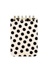 БЛОКНОТ 100Л А7 CUTE JOURNAL СПИРАЛЬ BLACK&WHITE.ГОРОШЕК BV 3-100-009/06 (4211)