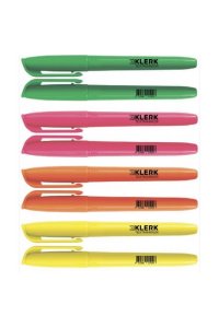 НАБОР МАРКЕРОВ ТЕКСТОВ 4ШТ KLERK BASIC NEON 211895