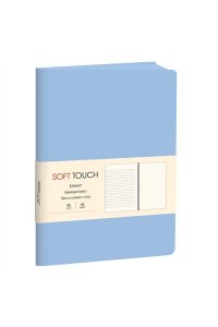 ЗАПИСН КН 80Л А5 ЭКСМО ИНТЕГР КОЖЗАМ SOFT TOUCH НЕБЕСНЫЙ ГОЛУБОЙ (ЦВ ТОРЕЦ) КЗСК5803459 (0272)