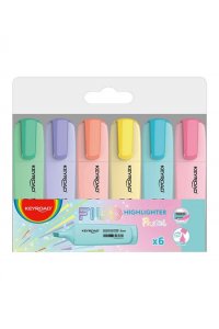 НАБОР МАРКЕРОВ ТЕКСТОВ 6ШТ KEYROAD PASTEL 2-5 ММ KR972174 (6005)
