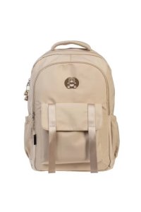 РЮКЗАК HATBER СТИЛЬON 46*31,5*16,5 СМ КАРАМЕЛЬ (2 ОТД 3 КАРМАНА) ПОЛИЭСТЕР NRK_35003 (1097)