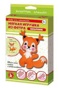 НАБОР Д/ТВОРЧ ФЕТР МЯГКАЯ ИГРУШКА БЕЛЬЧОНОК*ДК*АРТ.04280 (2800)