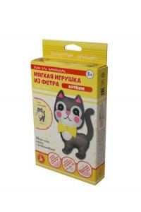 НАБОР Д/ТВОРЧ ФЕТР МЯГКАЯ ИГРУШКА КОТЕНОК*ДК*АРТ.04286 (2862)