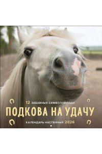 К-РЬ НАСТ 2026 ПОДКОВА НА УДАЧУ, 12 ЗАБАВНЫХ СИМВОЛОВ ГОДА 300*300ММ А4 СКРЕПКА 917-5