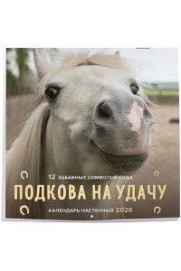 К-РЬ НАСТ 2026 ПОДКОВА НА УДАЧУ, 12 ЗАБАВНЫХ СИМВОЛОВ ГОДА 300*300ММ А4 СКРЕПКА 917-5