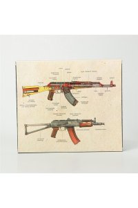 ИГРА ГОЛОВОЛОМКА НАБОР 5ШТ АВТОМАТ КАЛАШНИКОВА СИМА-ЛЕНД 5363600 (6004)