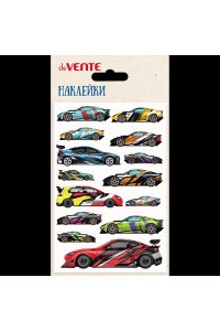 НАКЛЕЙКИ МЯГКИЕ СПОРТКАРЫ 10X15 СМ DEVENTE 8002487 (4416)