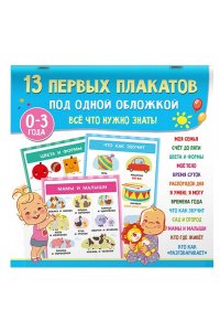 Дмитриева В.Г. 13 первых плакатов под одной обложкой. Всё что нужно знать. 0?3 года