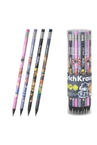 КАРАНДАШ Ч/Г С ЛАСТ ERICHKRAUSE ПЛАСТИК ТРЕХГРАНН ПРОСТОКВАШИНО HB АРТ.EK 60733