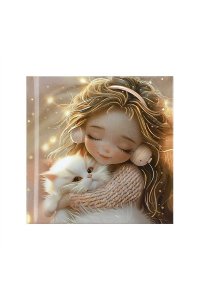 БЛОКНОТ 48Л 105*105 ММ ФЕНИКС+ ДЕВОЧКА В НАУШНИКАХ И КОТЕНОК АРТ.74054