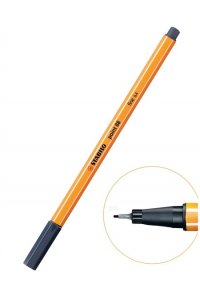 РУЧКА КАПИЛ СИНЕ-СЕРАЯ STABILO 88/98 (3390)