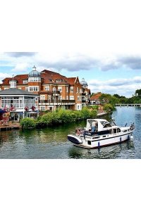 НАБОР Д/ТВОРЧ ПАПЕРТОЛЬ КАТЕР НА РЕКЕ (19Х14СМ) СОНЕТ РТ130059 (5407)