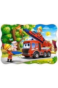 ПАЗЛЫ 30 CASTORLAND ПОЖАРНЫЕ СПЕШАТ НА ПОМОЩЬ B-03792
