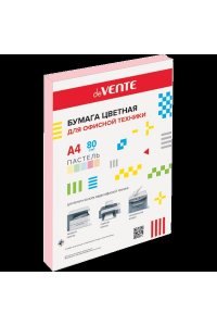 БУМАГА РОЗОВ 50 Л ПАСТЕЛЬН А4 80Г/М DEVENTE 2072253