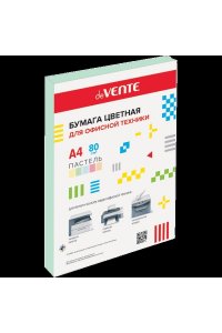 БУМАГА САЛАТОВ 50 Л ПАСТЕЛЬН А4 80Г/М DEVENTE 2072254 (5565)